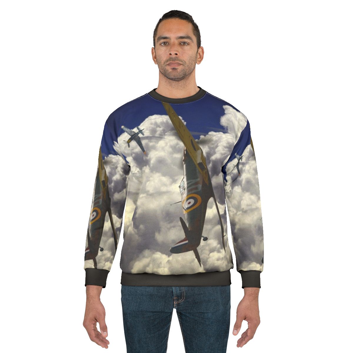 Dunkirk Patrol Sweatshirt featuring a Spitfire fighter plane