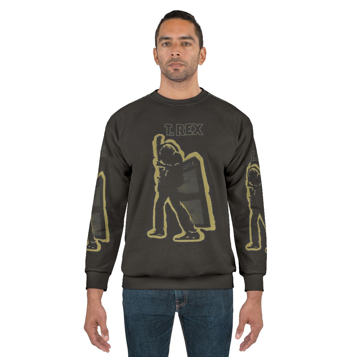 Electric Warrior sweatshirt featuring classic T Rex band logo and imagery