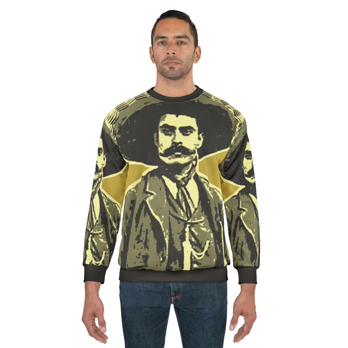 Emiliano Zapata Salazar Mexican Revolution Themed Sweatshirt
