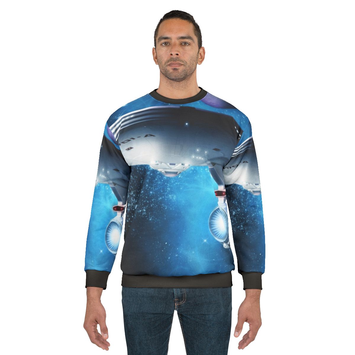 Classic Star Trek Enterprise A "Where Silence Has Lease" Sweatshirt