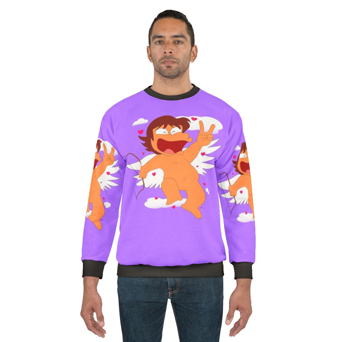 Eros anime-inspired sweatshirt
