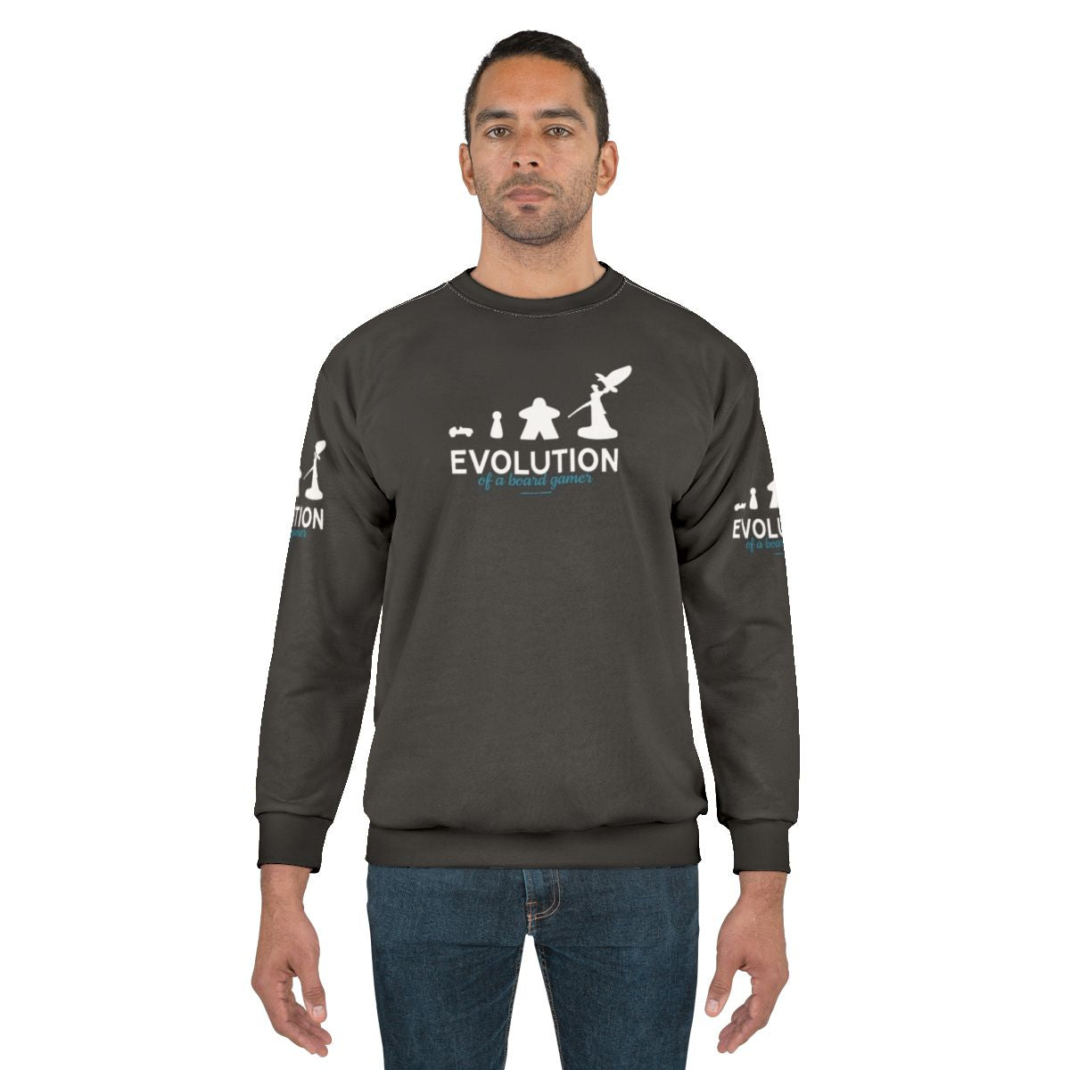 Evolution of a Board Gamer Sweatshirt