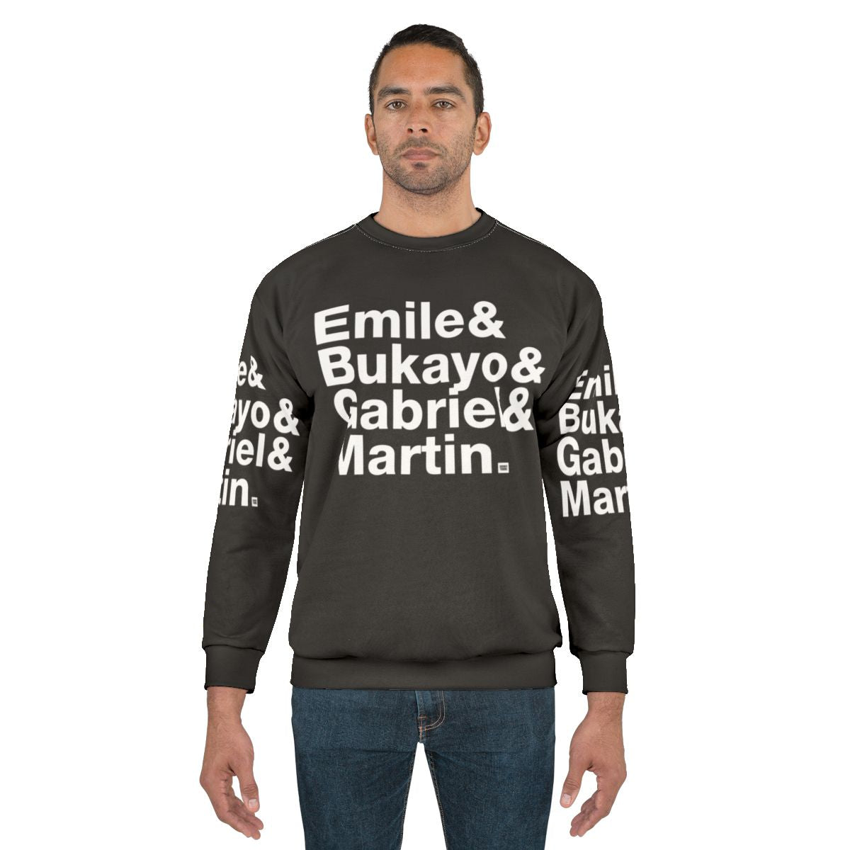 Fab Four White Type Arsenal Sweatshirt