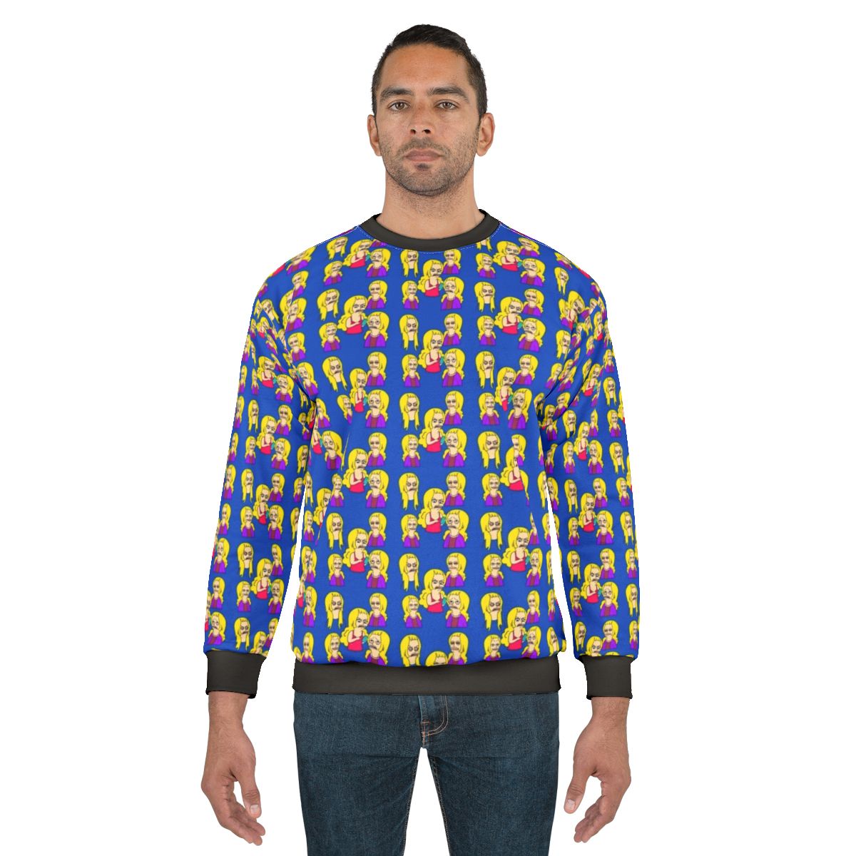 Faces of Lola Big Mouth Netflix Art Sweatshirt
