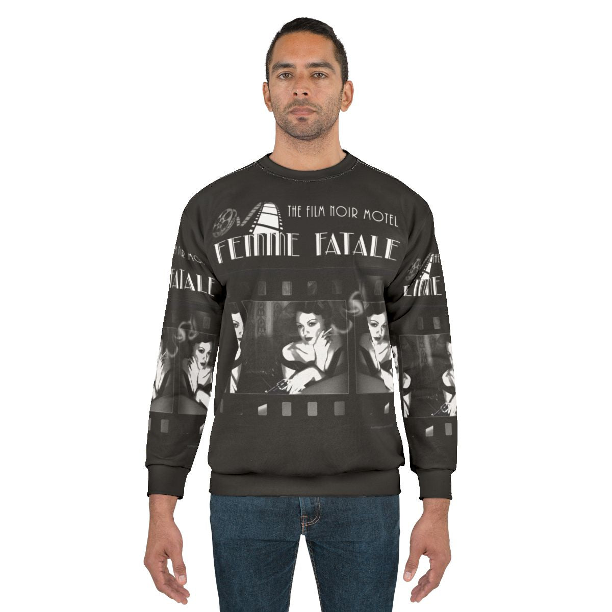 Femme Fatale Film Noir Sweatshirt