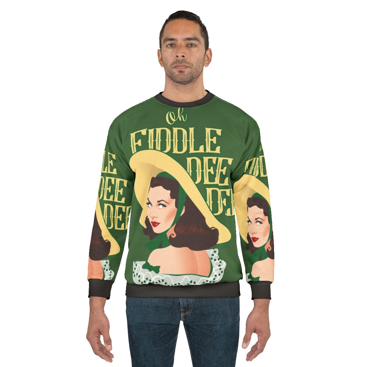 Fiddle Dee Dee Sweatshirt with Hollywood Fashion and Alejandro Mogollo Art