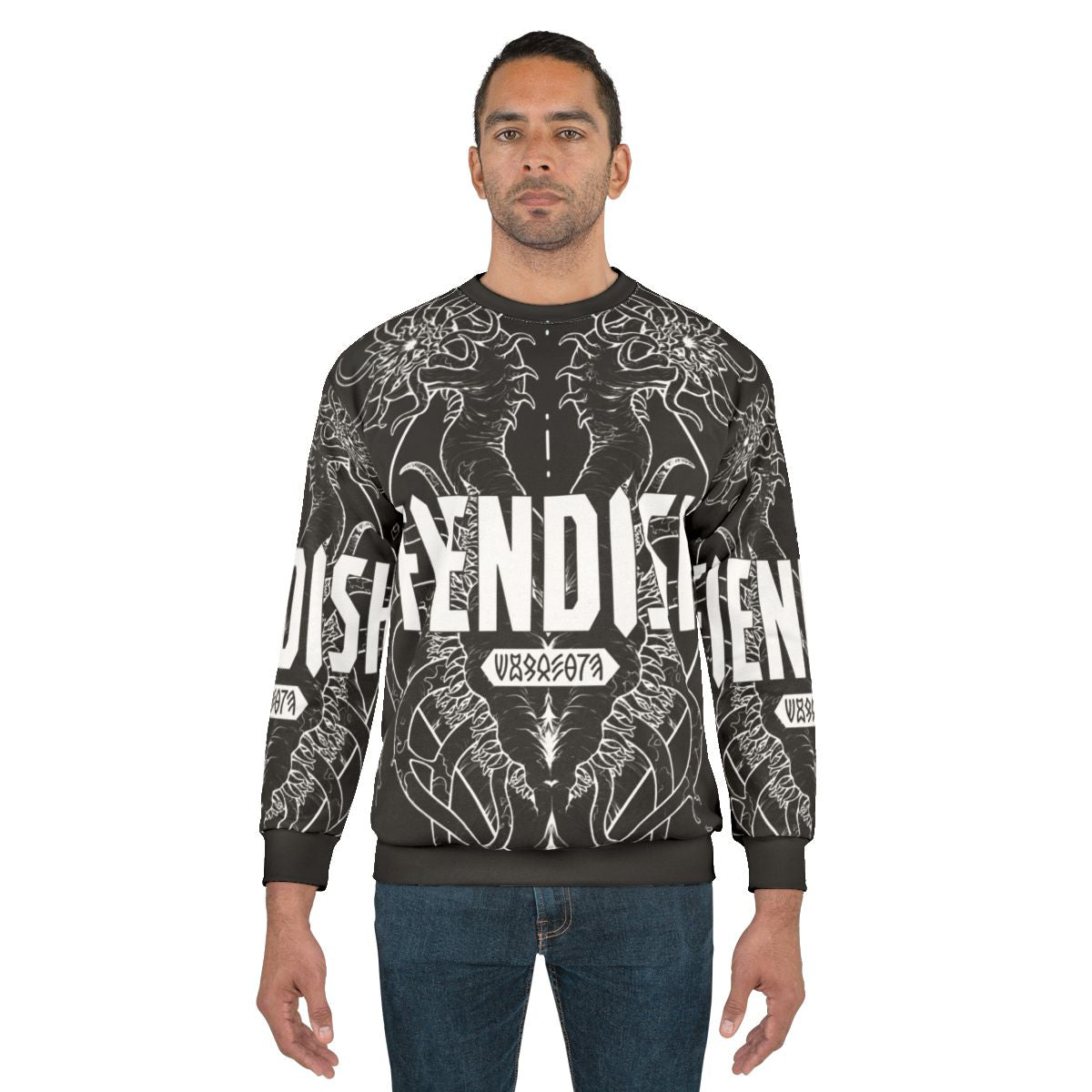Fiendish Monster Horror Goth Sweatshirt
