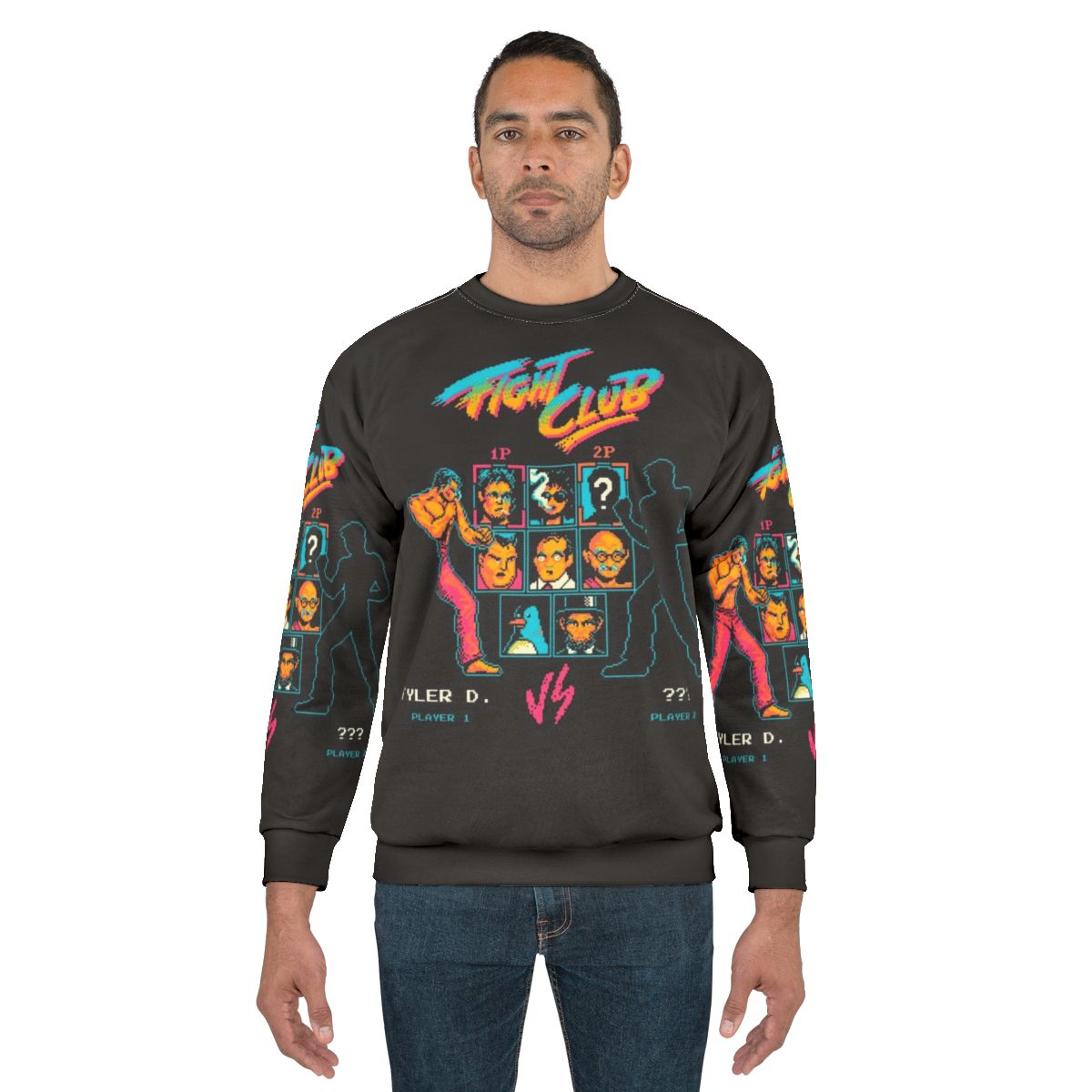 Fight Club Sweatshirt 2 featuring the iconic Tyler Durden character