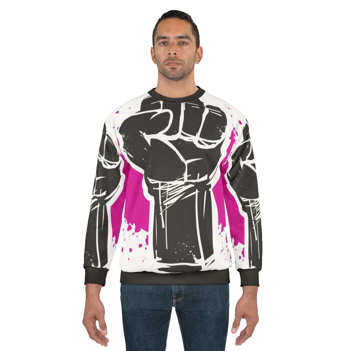 "Fight The Power" Activist Sweatshirt with Focus on Social Justice