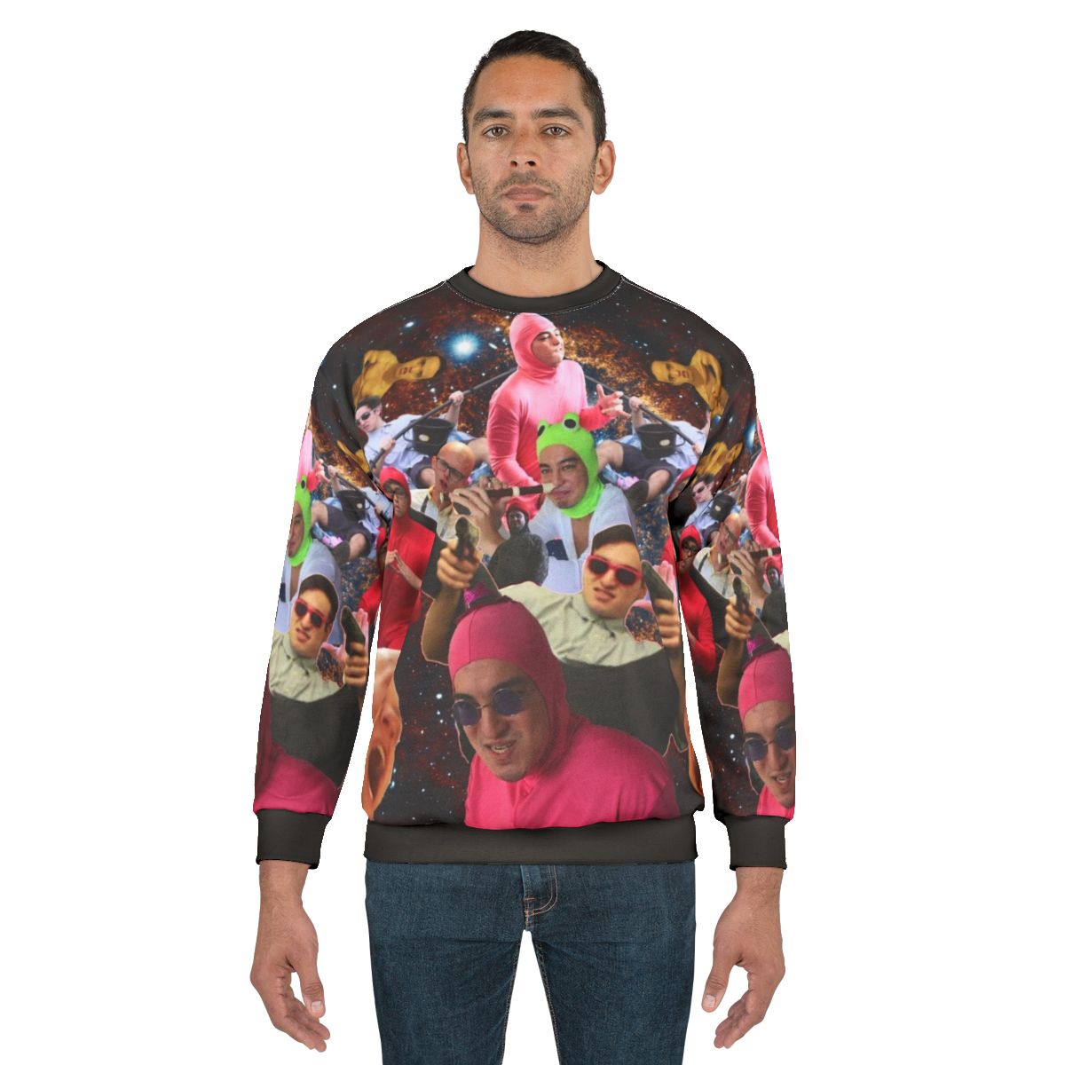 Filthy Frank Sweatshirt with Galaxy Design