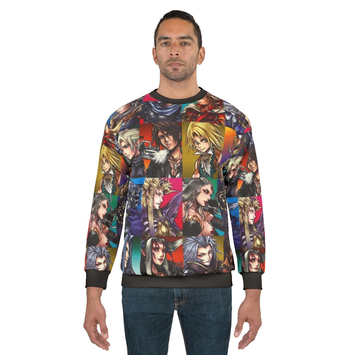 Final Fantasy Sweatshirt featuring Cloud and Tifa