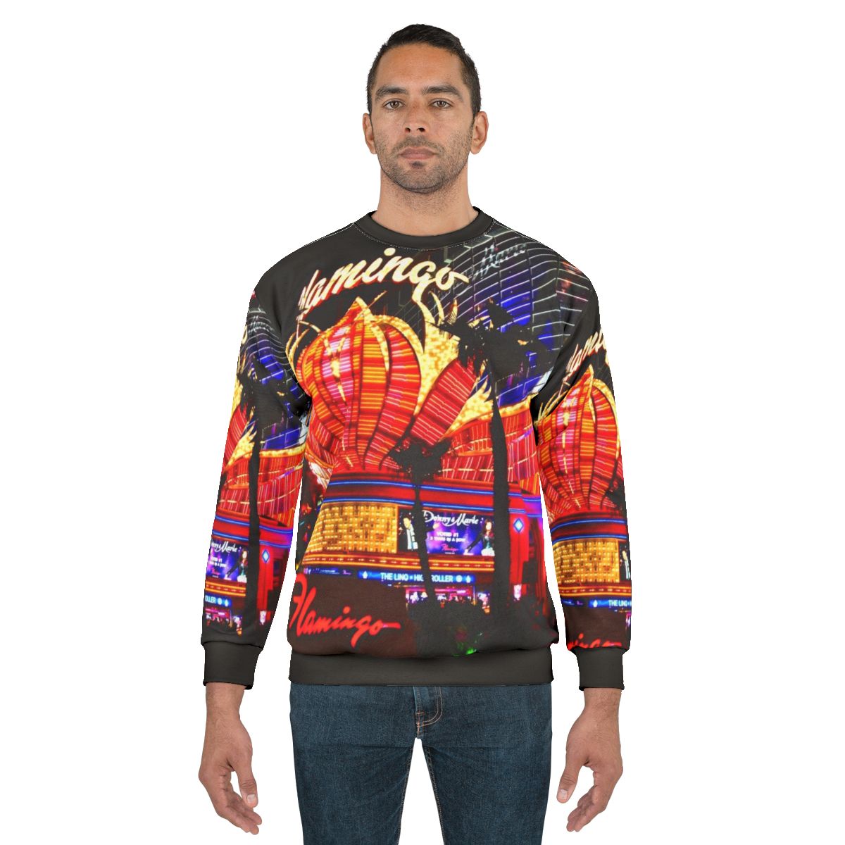 Flamingo Las Vegas Neon Signs American Sweatshirt