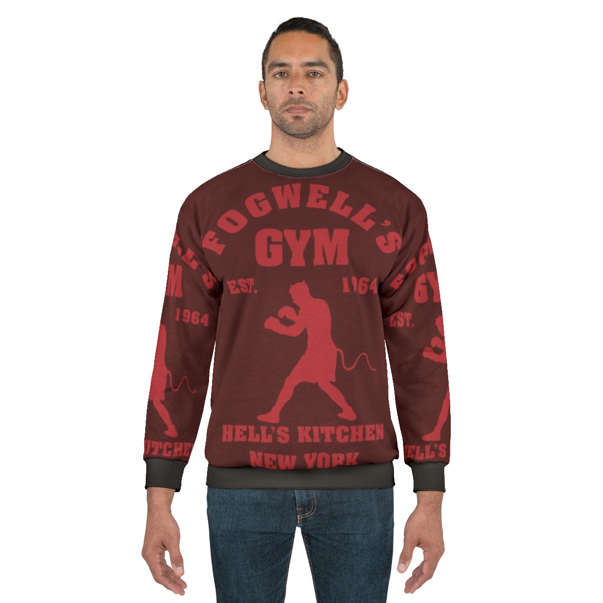Fogwell's Gym Daredevil Inspired Sweatshirt