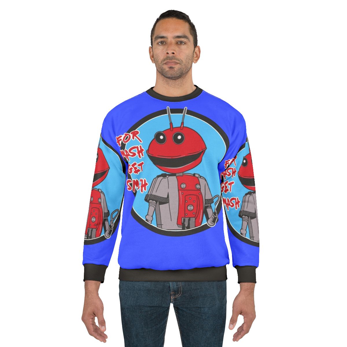 For Mash Get Smash 80s Retro Sweatshirt