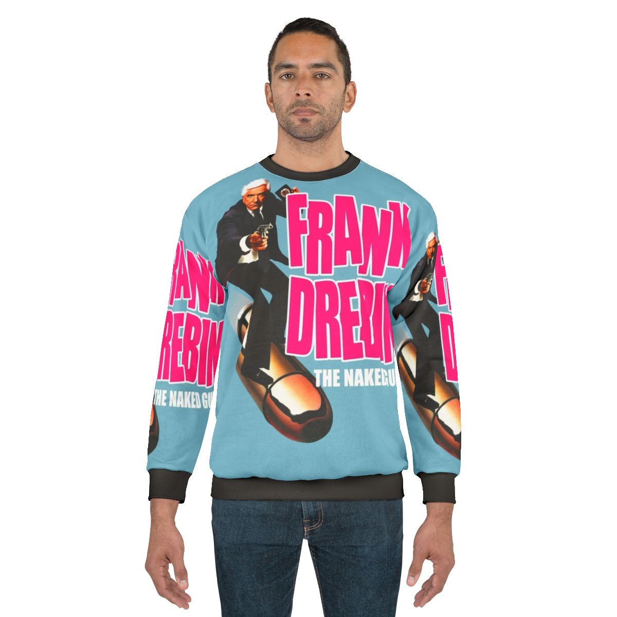 Frank Drebin Sweatshirt featuring the iconic character from The Naked Gun comedy films