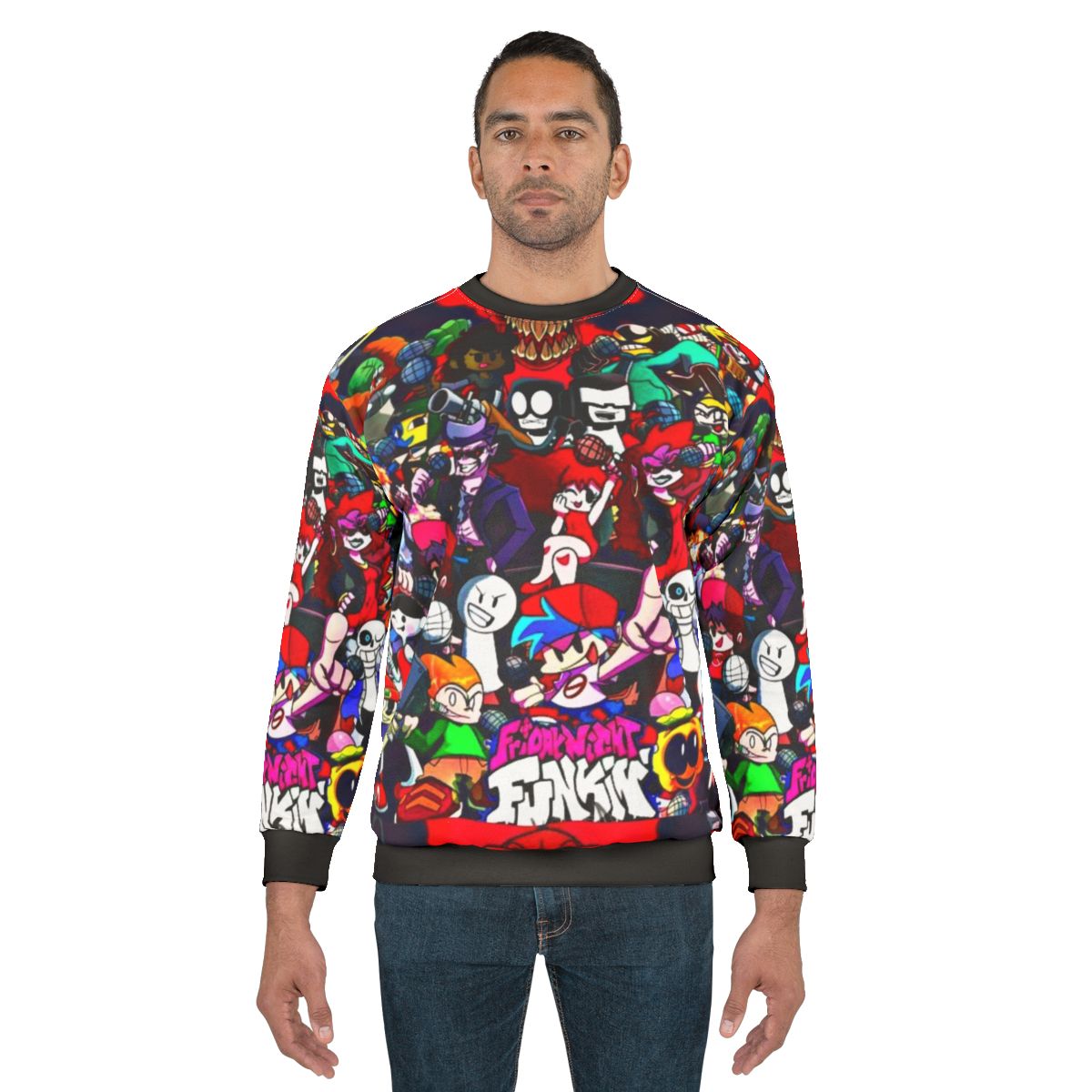 Friday Night Funkin' FNF Characters Gaming Sweatshirt