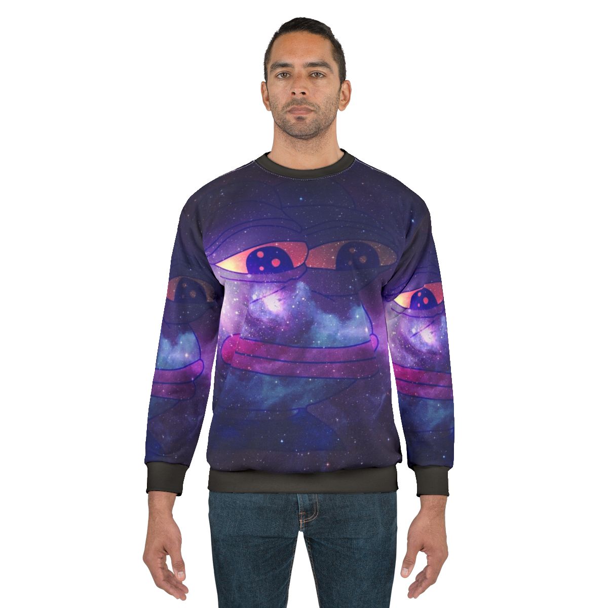 Rare galaxy pepe the frog sweatshirt