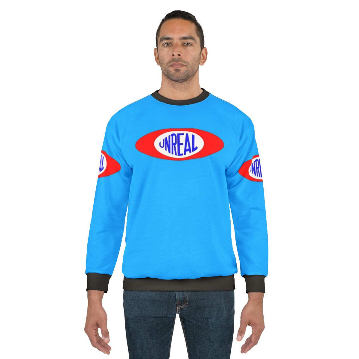 Retro gaming sweatshirt with 1970s rave inspired graphics