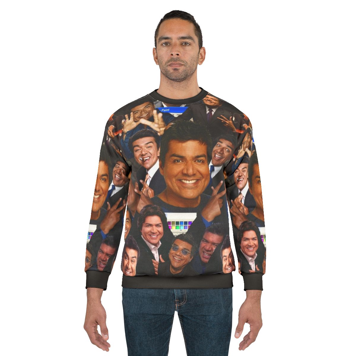Retro George Lopez 3.0 Vaporwave Sweatshirt
