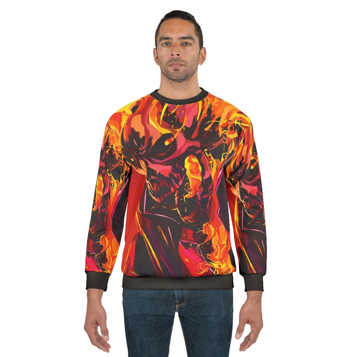 Ghost Rider Skull Sweatshirt