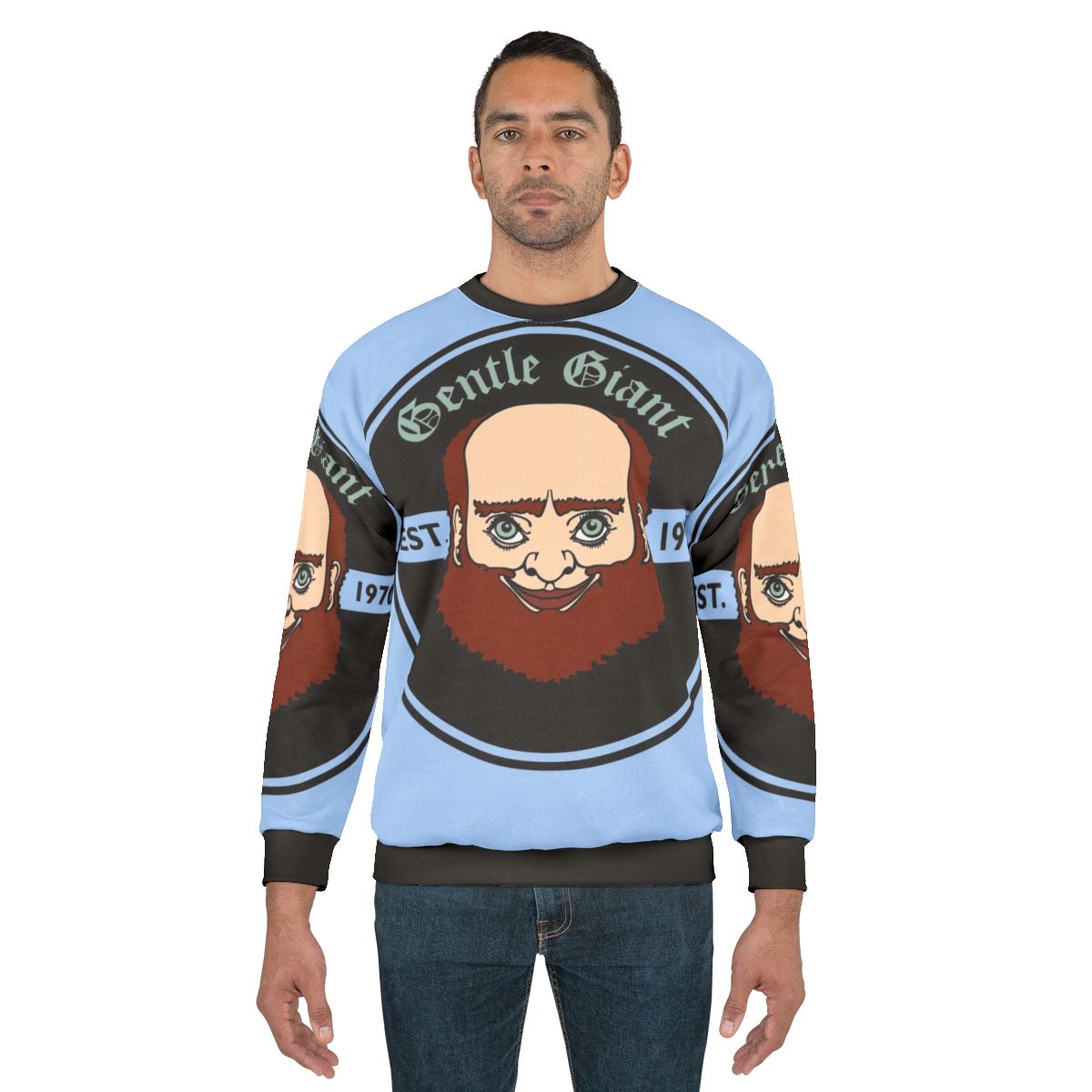 Oversized Giant Sweatshirt for Progressive Rock Music Lovers