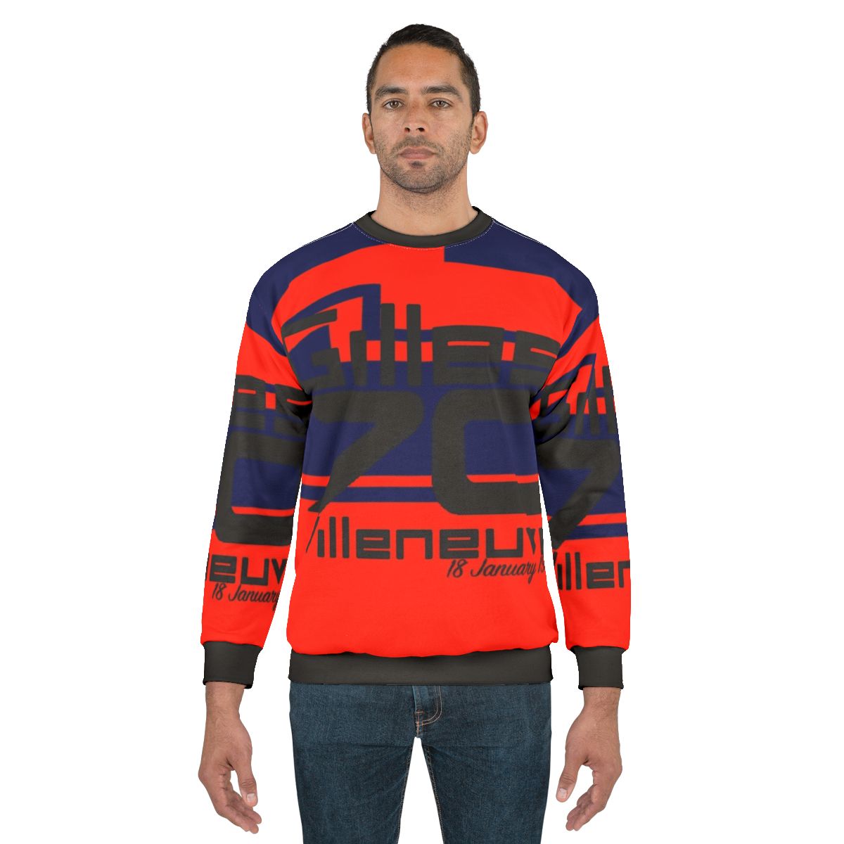 Gilles Villeneuve Ferrari Formula One Racing Tribute Sweatshirt