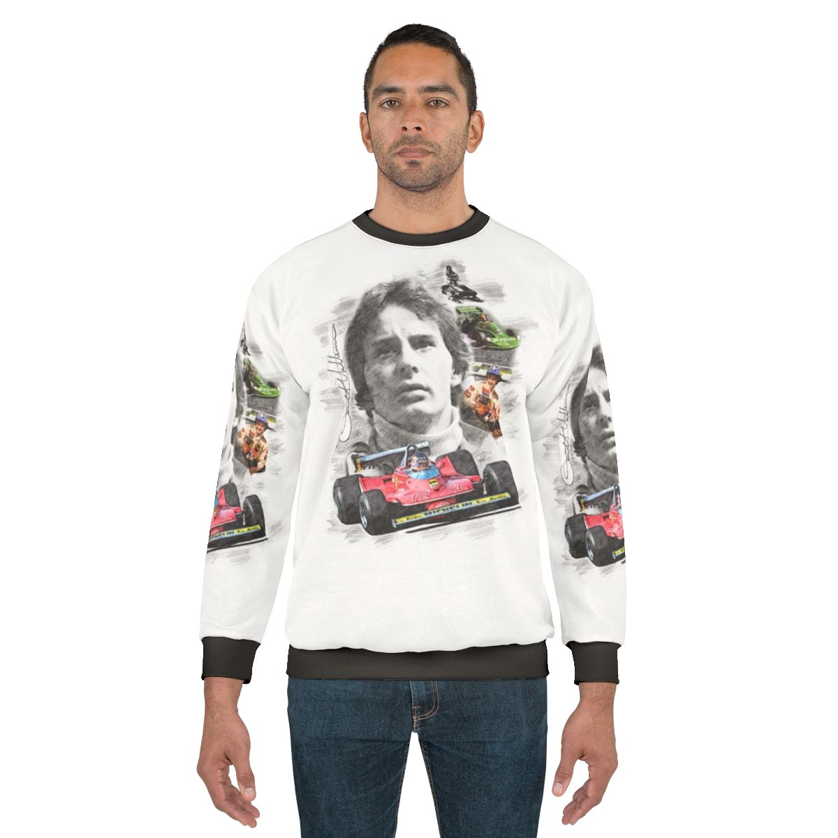 Gilles Villeneuve Formula 1 Racing Sweatshirt