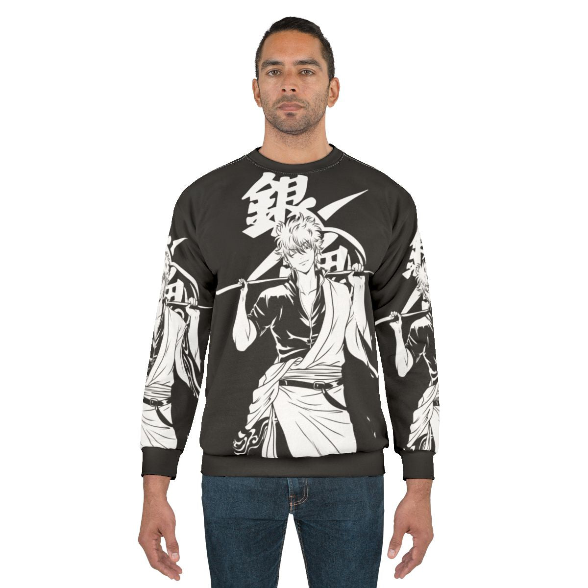 Gintoki Sakata 90s Anime Sweatshirt