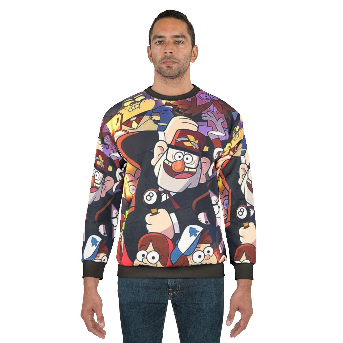 Gravity Falls Cartoon Graphic Sweatshirt