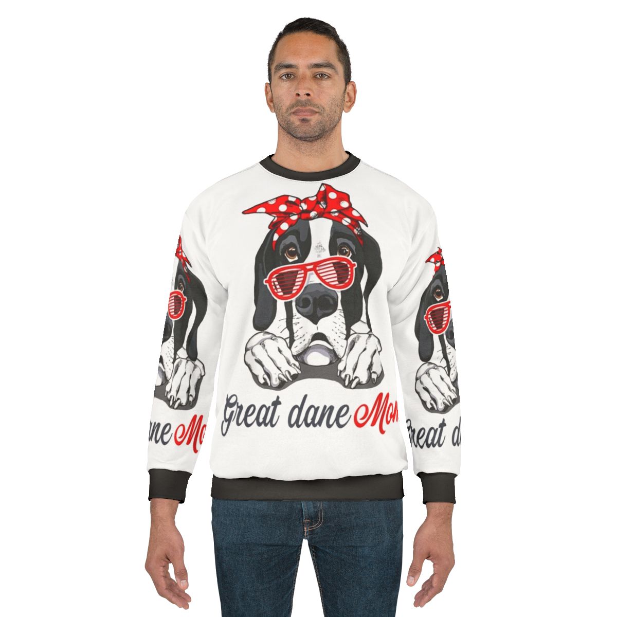 Great Dane Mom and Dog Sweatshirt