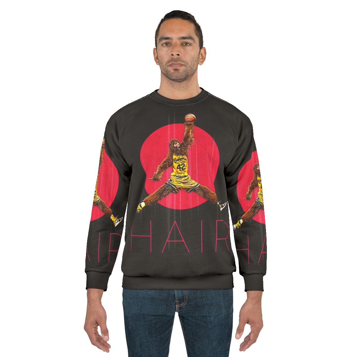 Retro Hair Teen Wolf Graphic Sweatshirt
