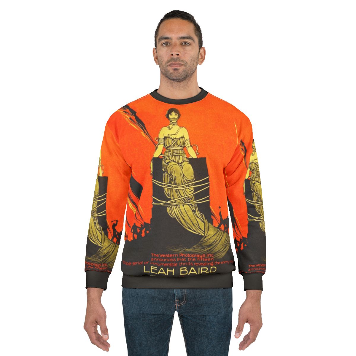 Vintage 1918 'Wolves of Kultur' silent movie sweatshirt