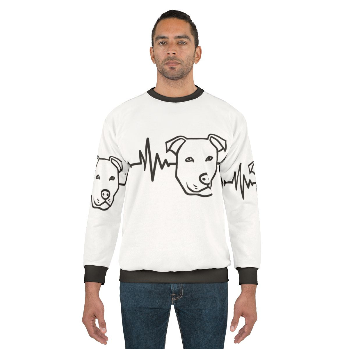 Heartbeat Pitbull Sweatshirt