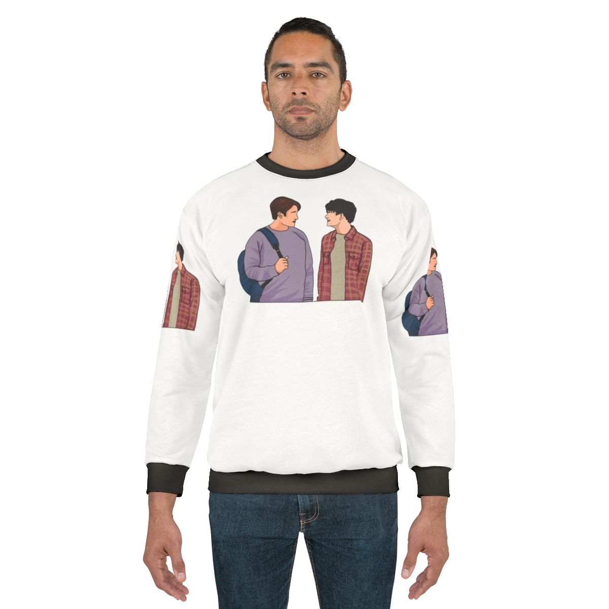 Heartstopper Nick and Charlie LGBT Series Sweatshirt