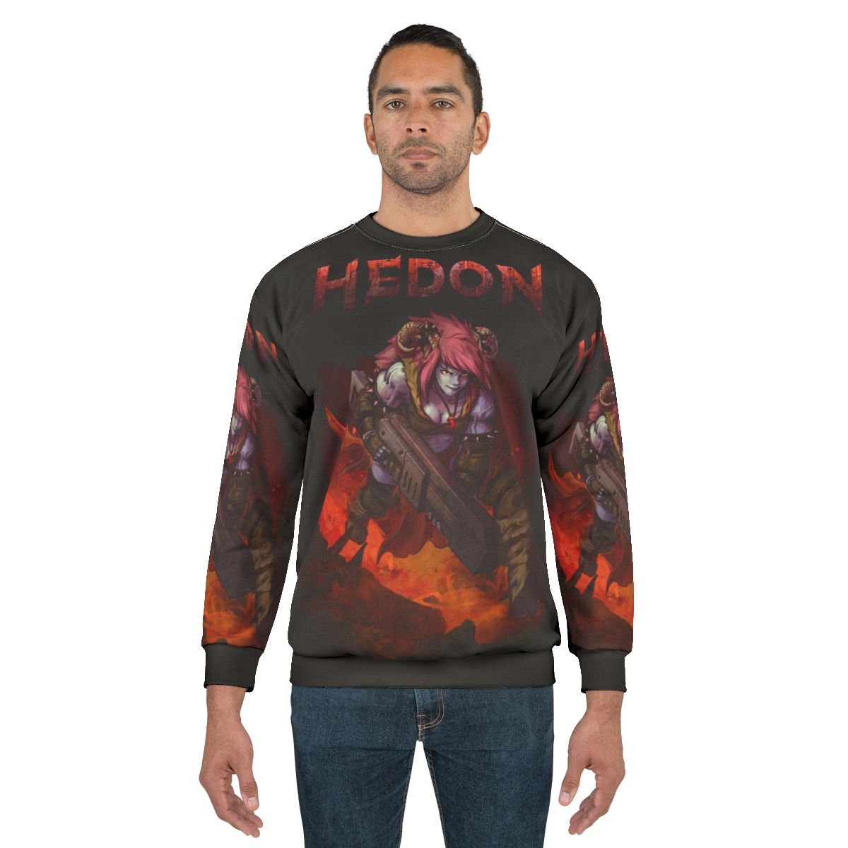 Hedon Fantasy Video Game Inspired Splash Sweatshirt