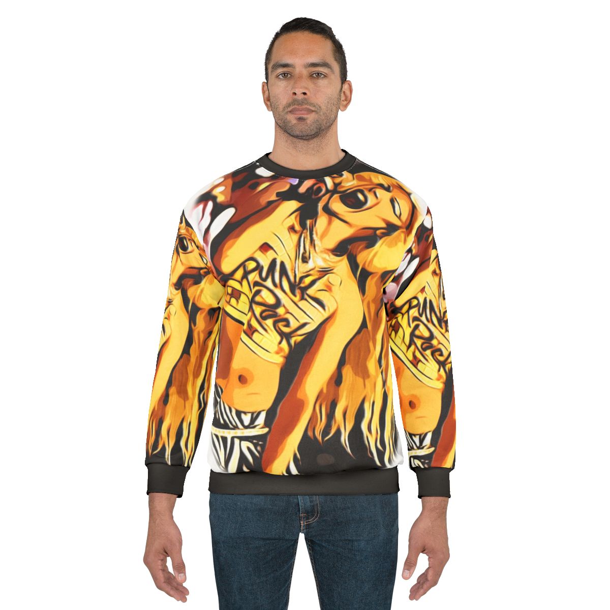 Hedwig and the Angry Inch punk rock-inspired sweatshirt