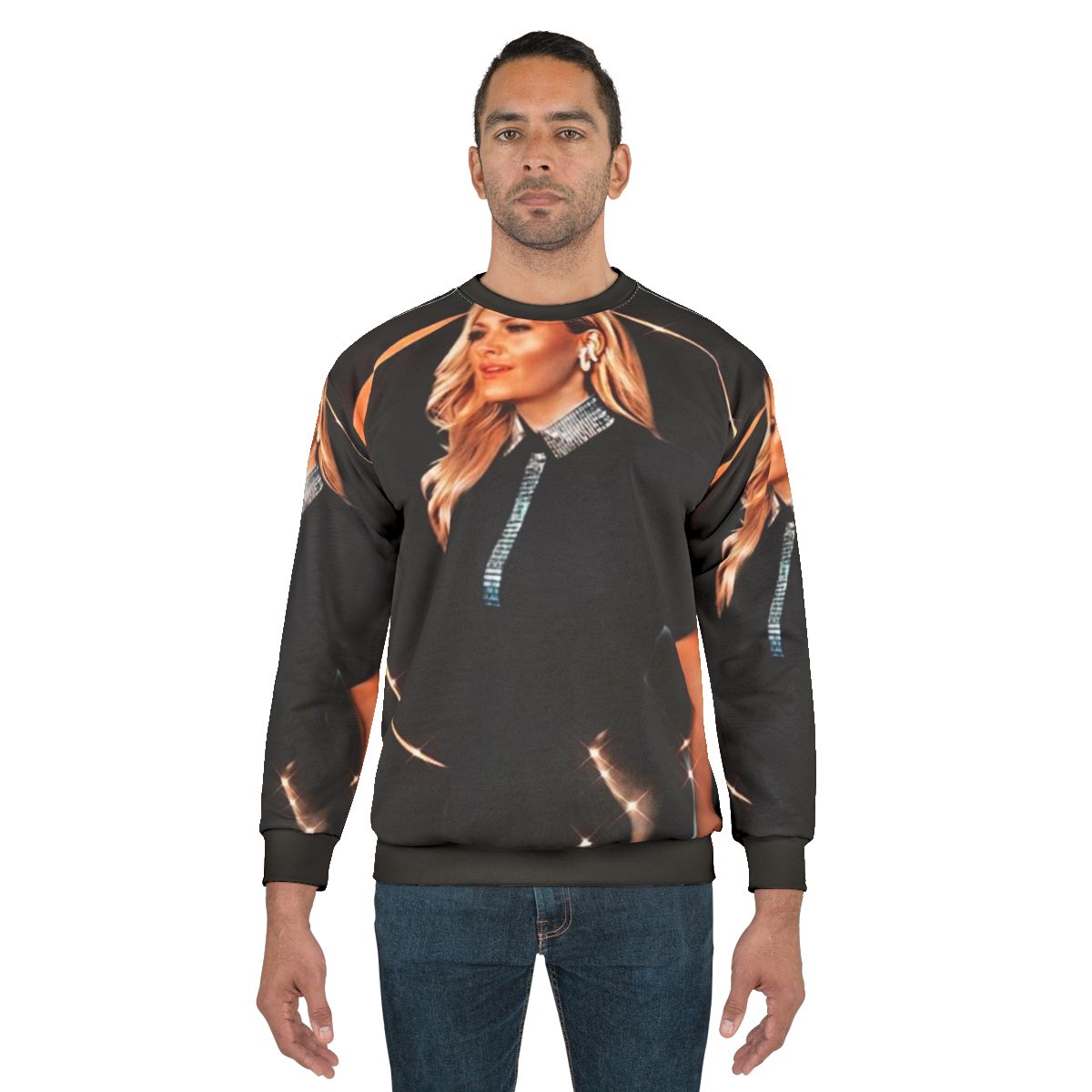 Helene Fischer Sweatshirt featuring a portrait of the pop star