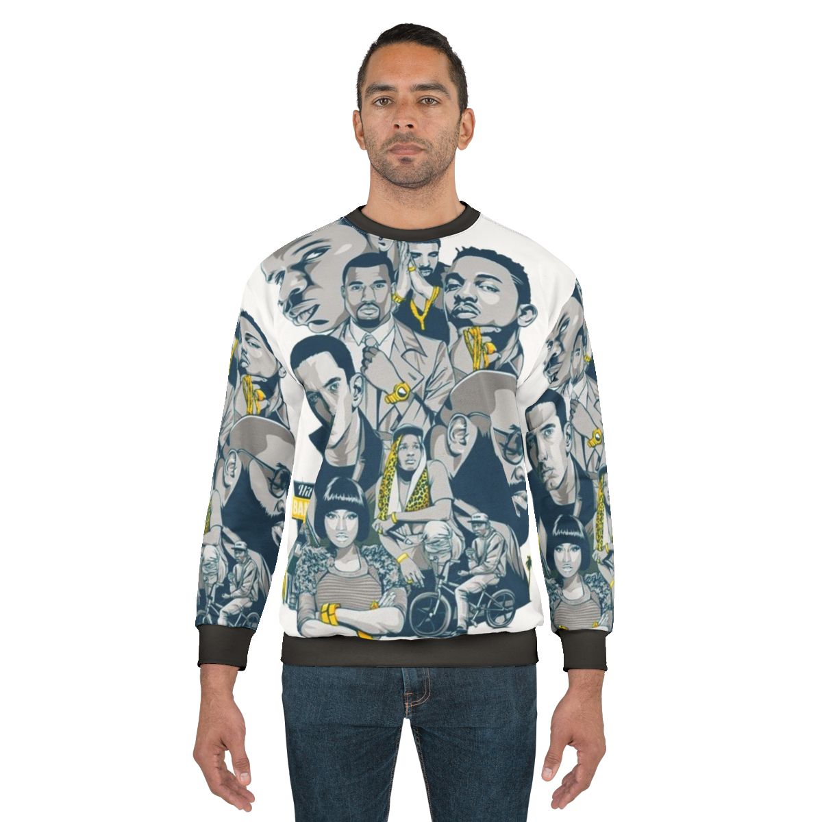 90s hip hop fashion sweatshirt