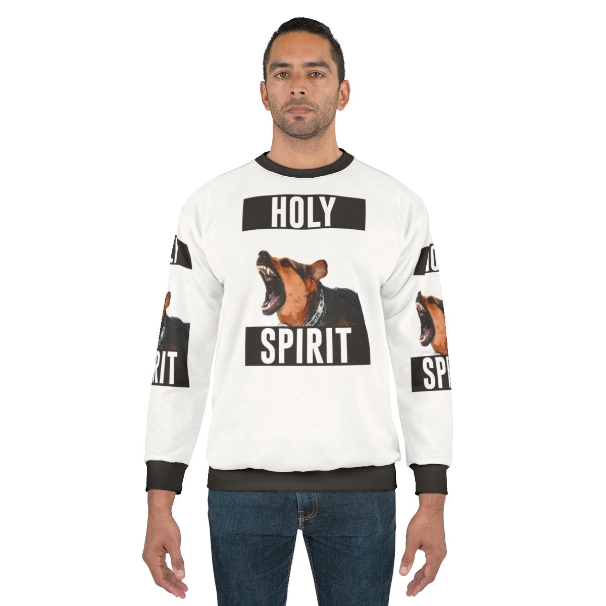 Holy Spirit Sweatshirt - Christian Inspired Meme Design