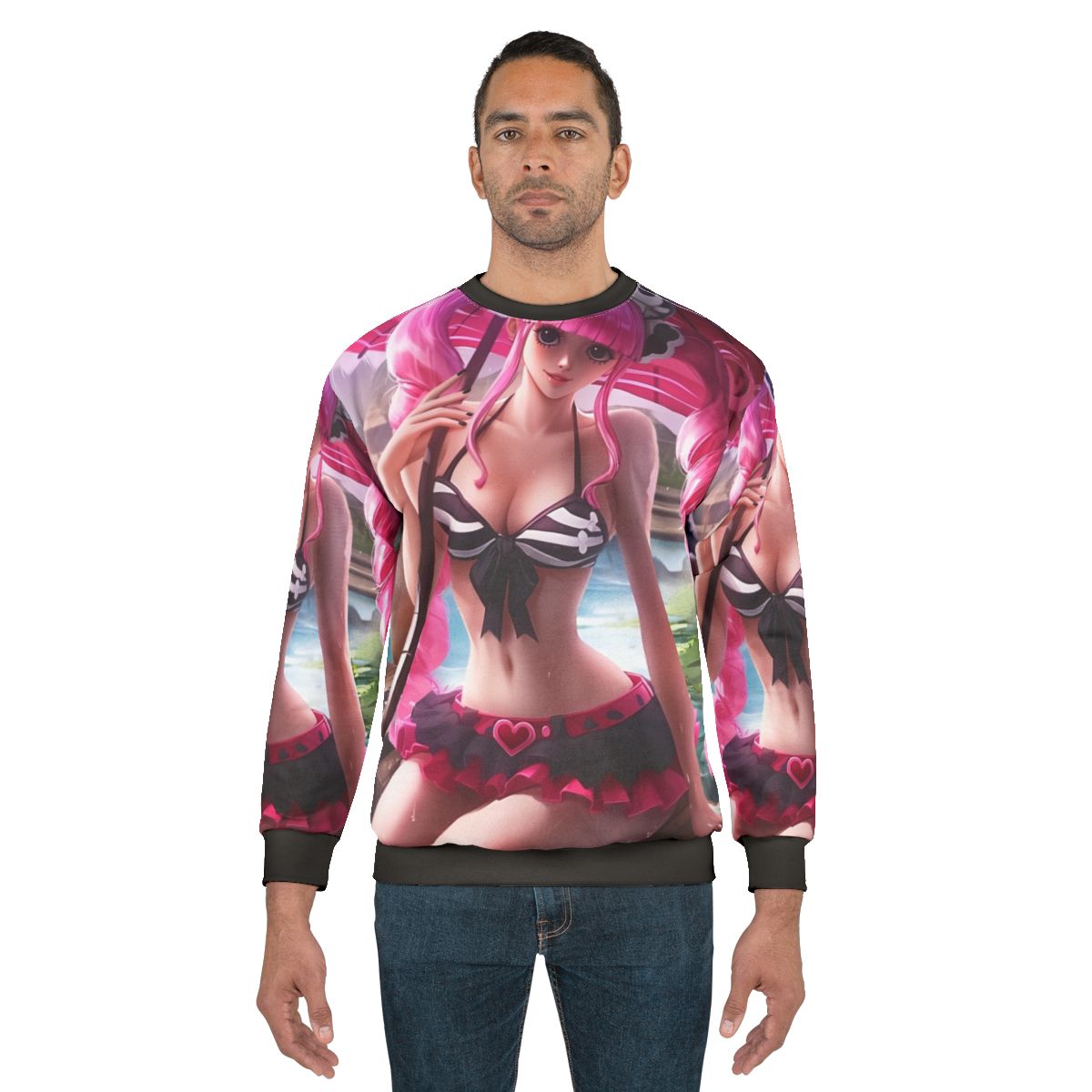 Perona One Piece Anime Girl Hot Spring Sweatshirt