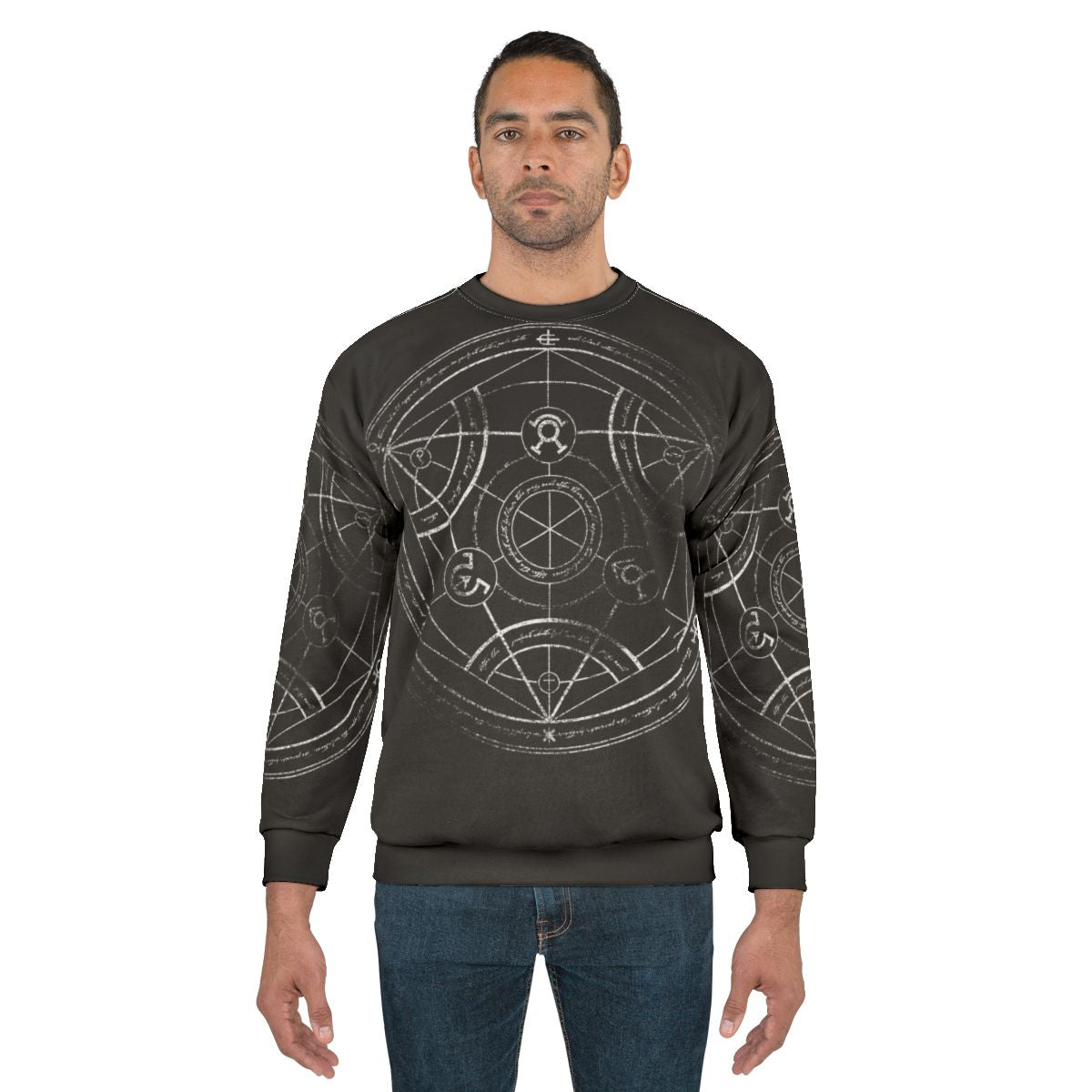 Fullmetal Alchemist Human Transmutation Circle Chalk Sweatshirt