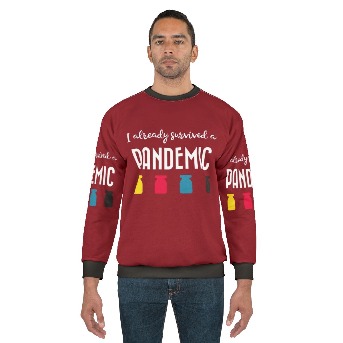 Survived a Pandemic Sweatshirt with Gaming-Inspired Graphics