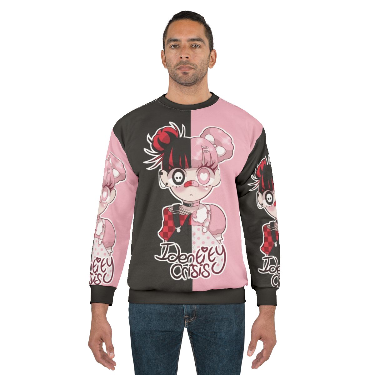 Identity Crisis Kawaii Goth Sweatshirt