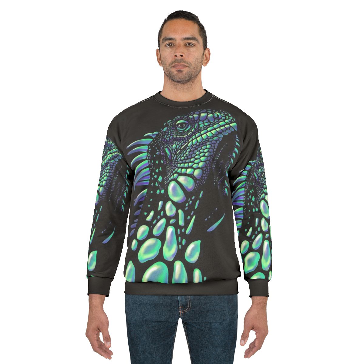 Iguana Soap Bubbles Sweatshirt