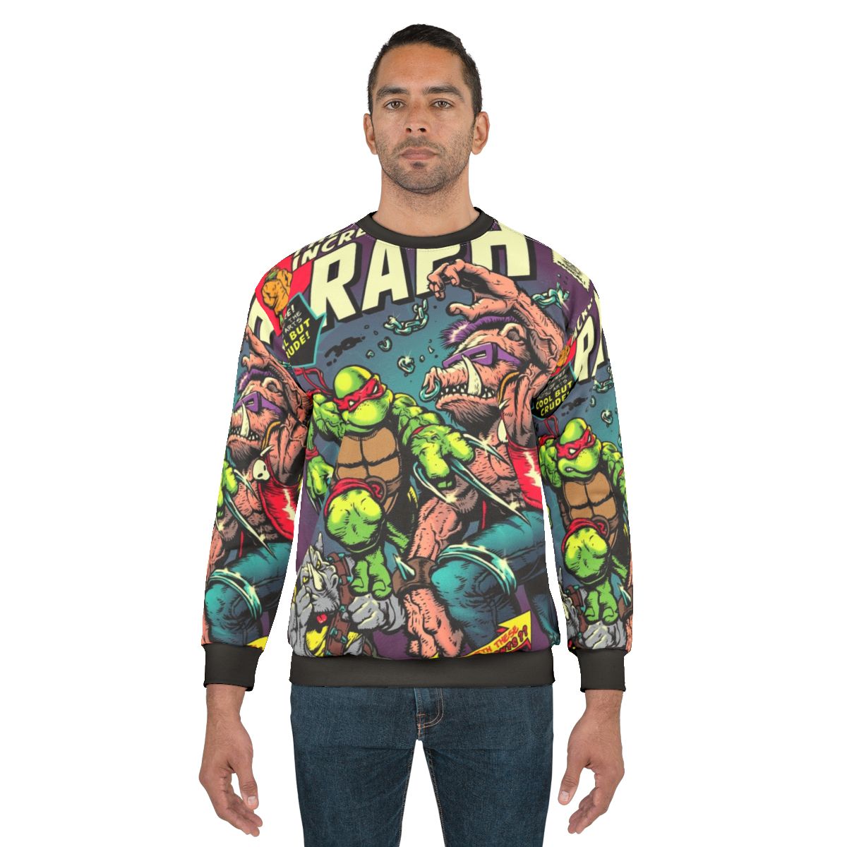 Retro Raphael Ninja Turtle Sweatshirt