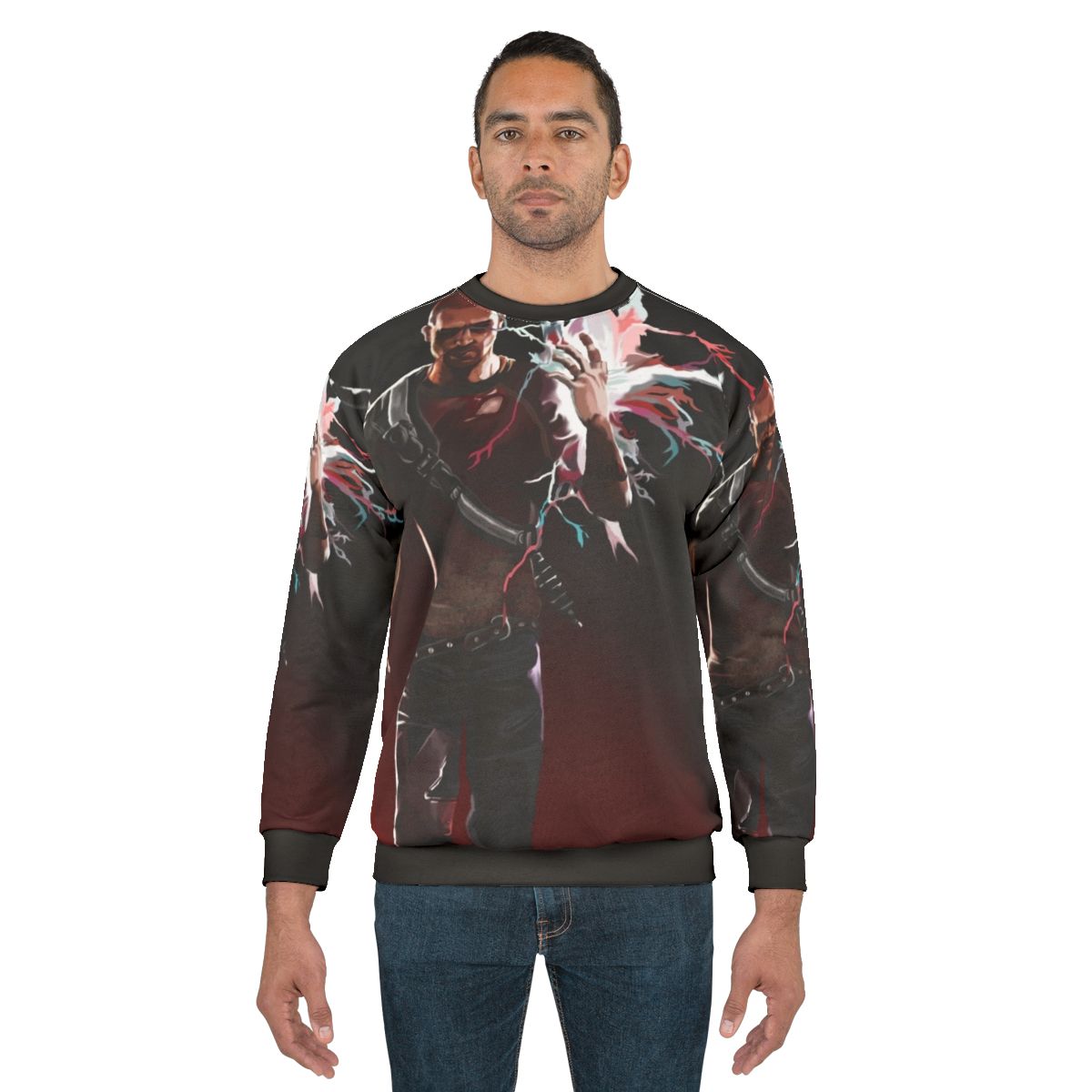 Infamous Evil Cole McGrath Painting Sweatshirt