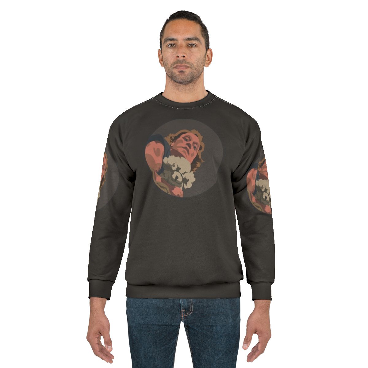 "It Puts The Lotion In The Basket" Horror Themed Sweatshirt