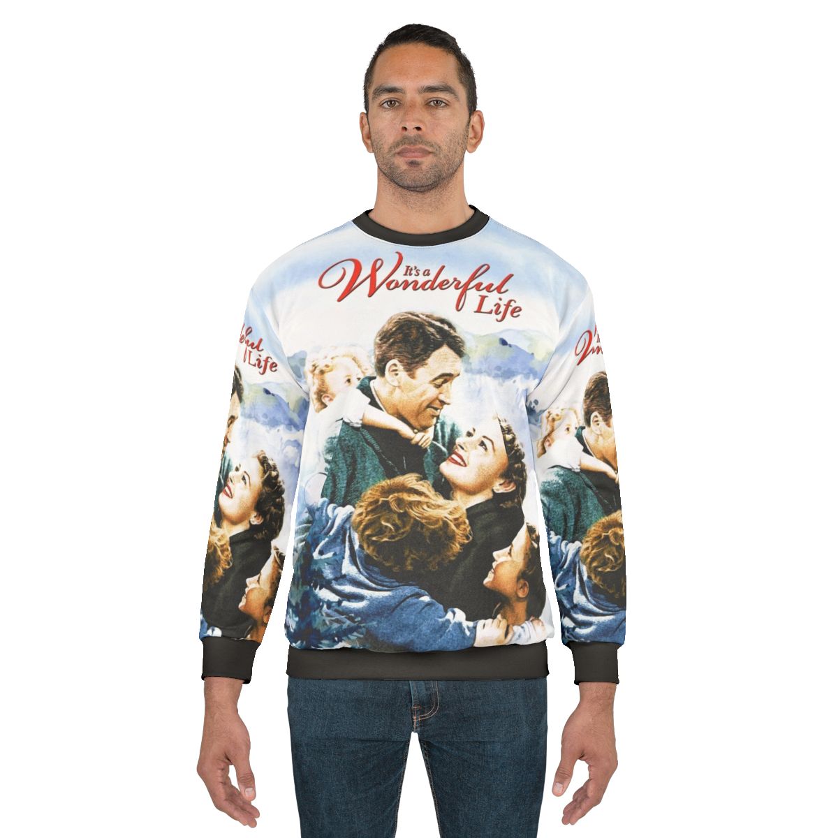 Cozy "It's a Wonderful Life" Scene Sweatshirt