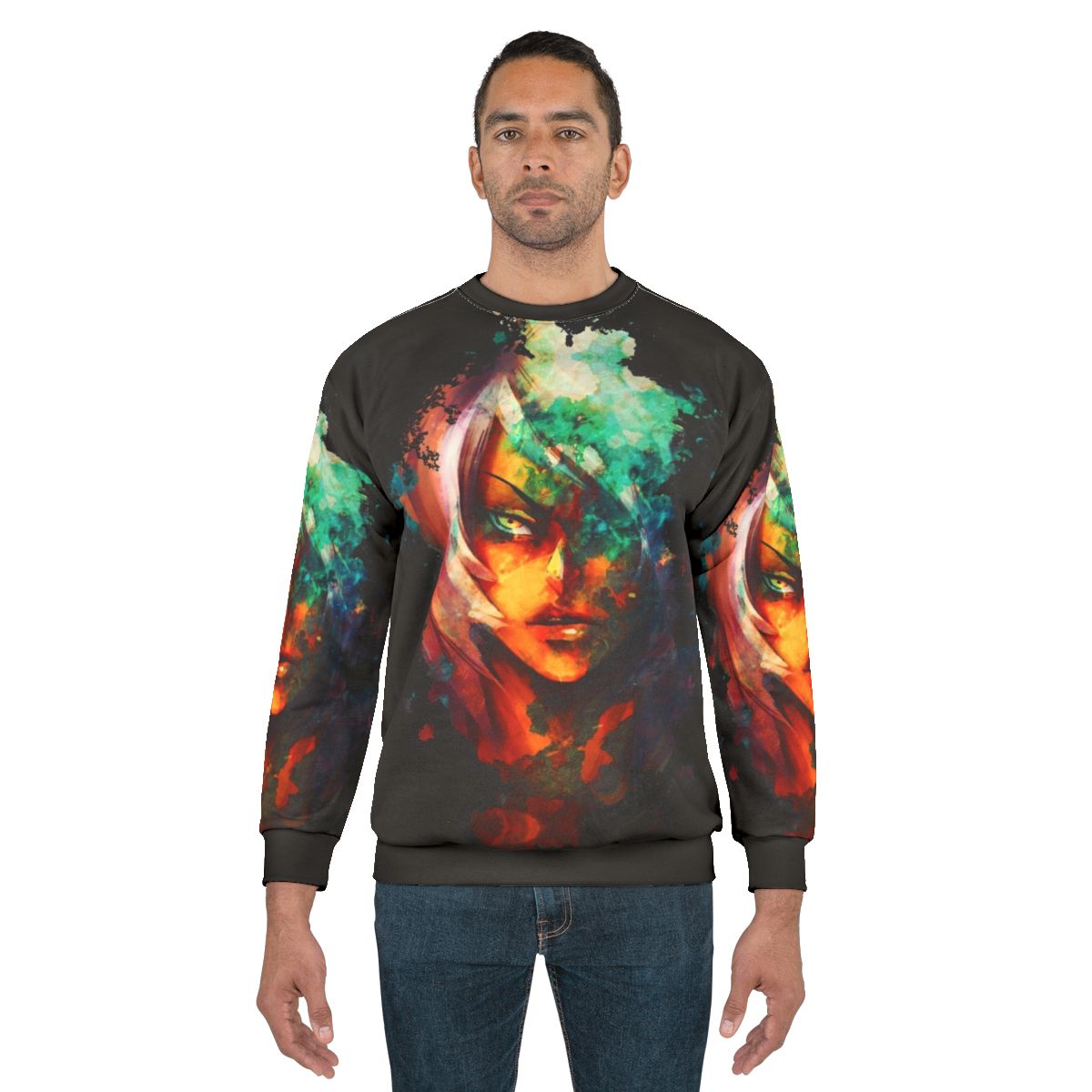 Jasper Corruption Sweatshirt featuring a corrupted gem design