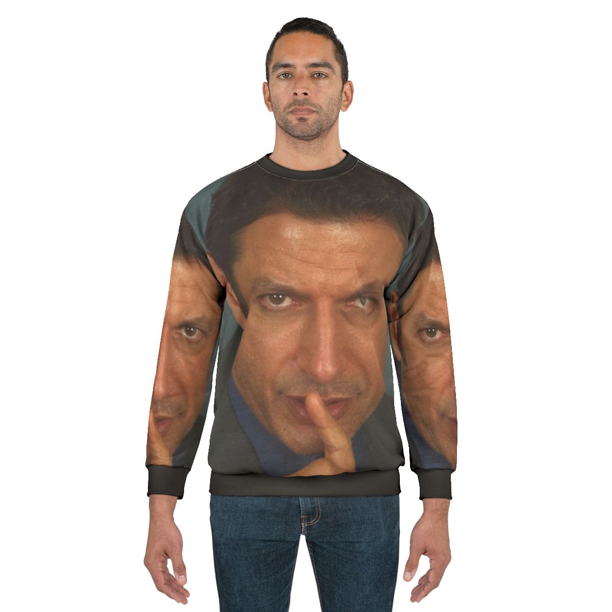 Jeff Goldblum Jurassic Park fan art sweatshirt